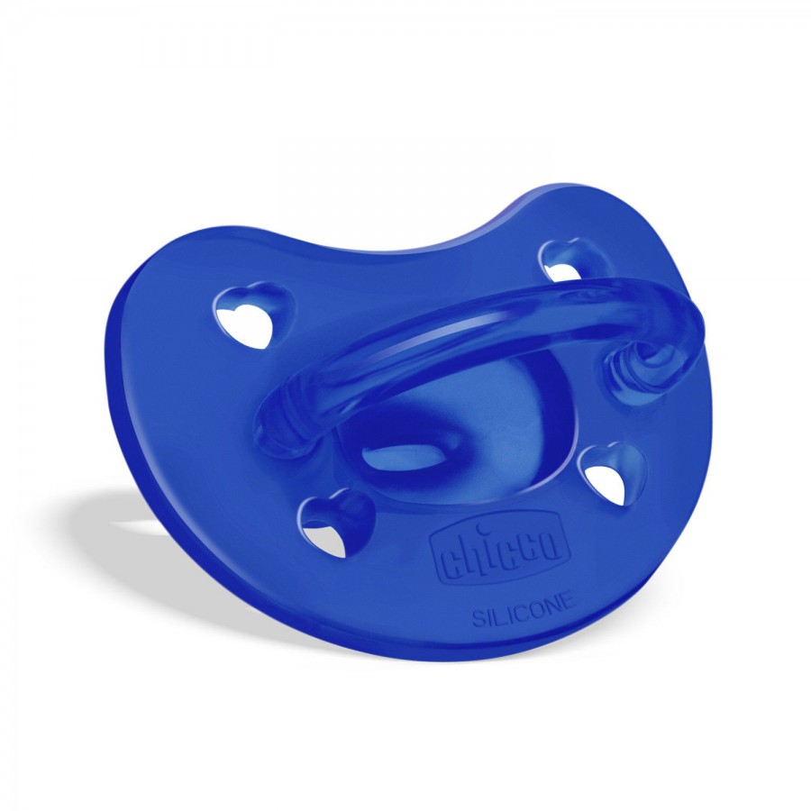 Chicco Πιπίλα Όλο Σιλικόνη PhysioForma Soft μπλε Για 16-36 Μηνών (C60-73091-96)