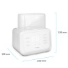 Kidnort θερμαντήρας Αποστειρωτής μπιμπερό 4 σε 1 Hap White (DE040347)