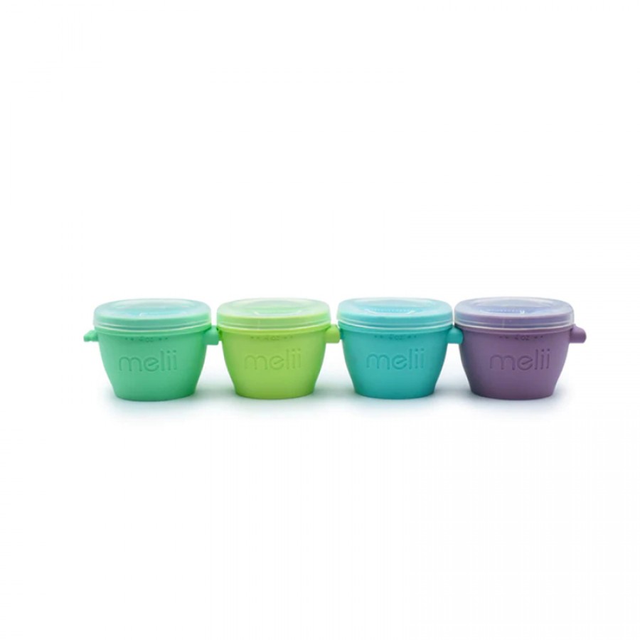 Melii Μικρά στοιβαζόμενα δοχεία φαγητού – Silicone Snap & Go Pods 4τεμ. 118ml, (MEL10450) Melii Μικρά στοιβαζόμενα δοχεία φαγητού – Silicone Snap & Go Pods 4τεμ. 118ml, (MEL10450)