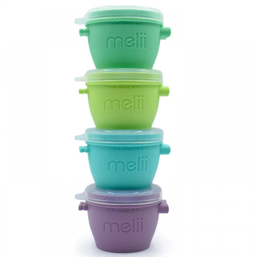 Melii Μικρά στοιβαζόμενα δοχεία φαγητού – Silicone Snap & Go Pods 4τεμ. 118ml, (MEL10450) Melii Μικρά στοιβαζόμενα δοχεία φαγητού – Silicone Snap & Go Pods 4τεμ. 118ml, (MEL10450)