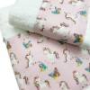 BunnyBebe Βρεφικές Πετσέτες Σετ 2 τεμαχίων (50×90, 70×140), 500gsm Unicorn (994-UNICORN-ΡΟΖ)