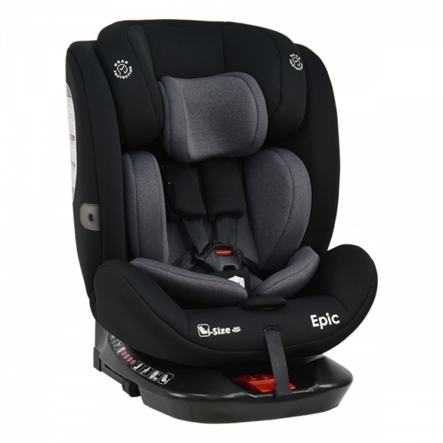Bebestars Κάθισμα Αυτοκινήτου Epic Isofix i-Size 360° Black (921-188)