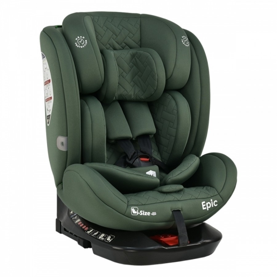 Bebestars Κάθισμα Αυτοκινήτου Epic Isofix i-Size 360° Green (921-176)