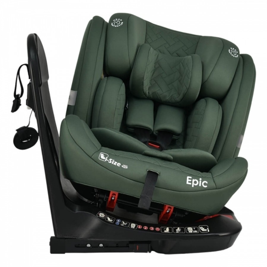 Bebestars Κάθισμα Αυτοκινήτου Epic Isofix i-Size 360° Green (921-176)