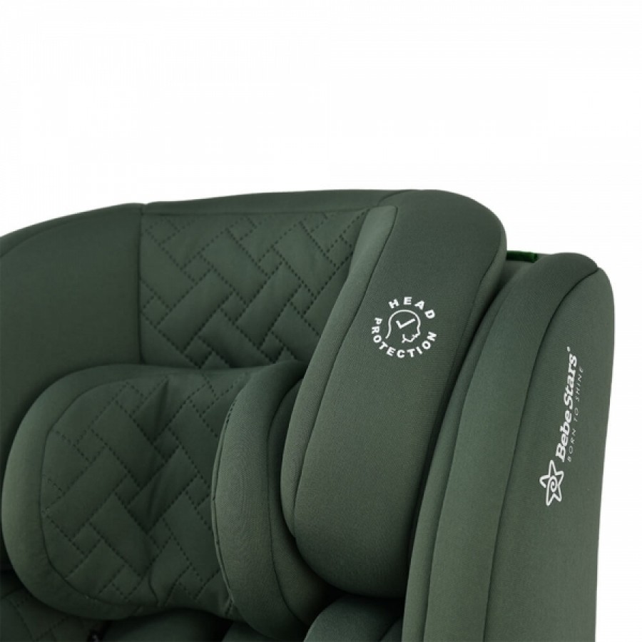 Bebestars Κάθισμα Αυτοκινήτου Epic Isofix i-Size 360° Green (921-176)