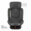 Bebestars Κάθισμα Αυτοκινήτου Epic Isofix i-Size 360° Grey (921-186)