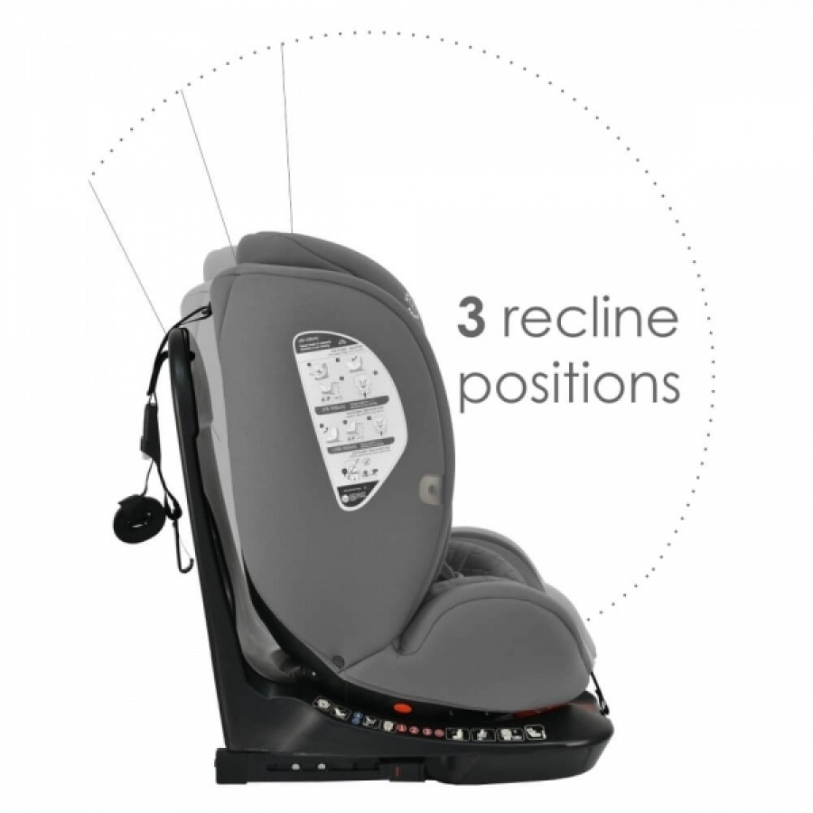 Bebestars Κάθισμα Αυτοκινήτου Epic Isofix i-Size 360° Grey (921-186)