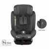 Bebestars Κάθισμα Αυτοκινήτου Epic Isofix i-Size 360° Grey (921-186)
