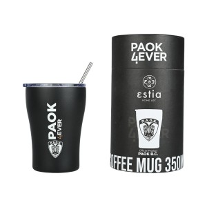 Estia Μπουκάλι Θερμός Coffee Mug Bc Edition Paok 350ml (00-13790)