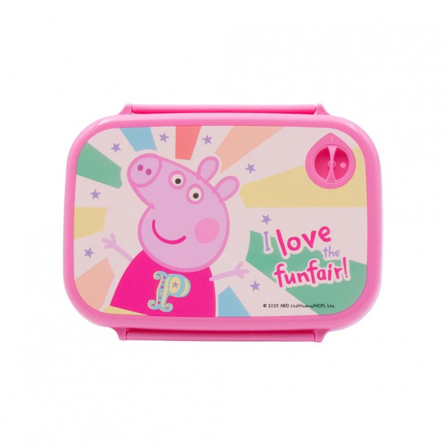 Must Σετ Φαγητού Peppa Pig περιέχει 1 φαγητοδοχείο και 1 παγούρι αλουμινίου (000482830)