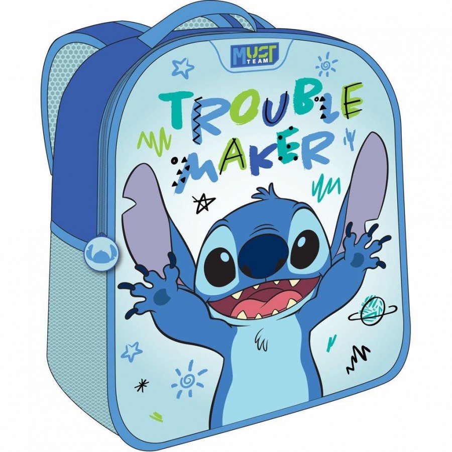 Must Σχολική Τσάντα Πλάτης Νηπίου Disney Stitch Trouble (000564815)