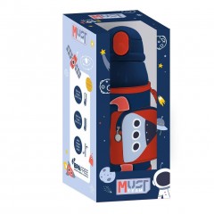 Παγούρι Θερμός Ανοξείδωτο Διάστημα 500 ml με θήκη και καλαμάκι (000586641) Παγούρι Θερμός Ανοξείδωτο Διάστημα 500 ml με θήκη και καλαμάκι (000586641)