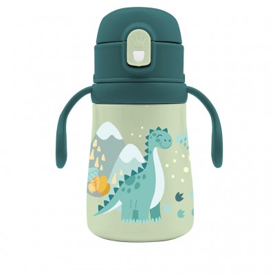 Must Παγούρι Θερμός Ανοξείδωτο 350 ml με καλαμάκι Δεινοσαυράκι (000587465)