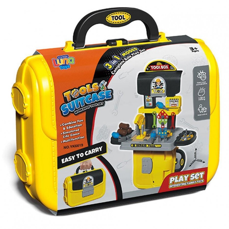 Luna Toys Βαλιτσάκι Εργαλεία 22x10x22 εκ (000622829)