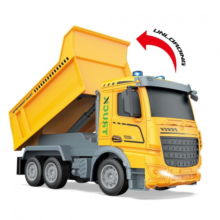 Luna Toys Φορτηγό 1:16, 2.4 GHz Ανατρεπόμενο Τηλεκατευθυνόμενο (000622907)