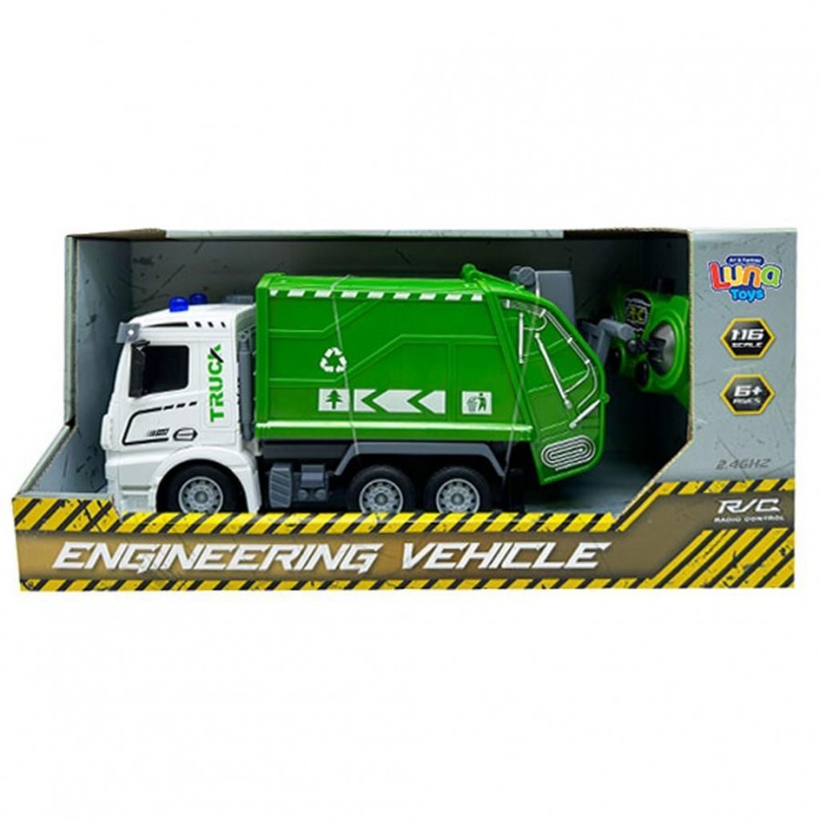 Luna Toys Απορριμματοφόρο Τηλεκατευθυνόμενη 1:16, 2.4 GHz (000622909)