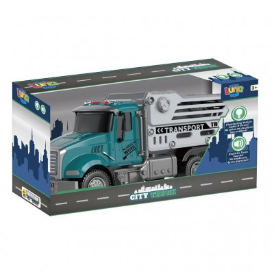 Luna Toys Όχημα Φορτηγό Friction με 6 Ζωάκια 1:16 με φως και ήχο (000623113)