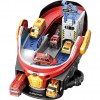 Luna Toys Πάρκινγκ Κράνος Κόκκινο με 2 μεταλλικά αυτοκινητάκια με φως & ήχο (000623127)