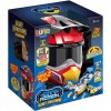 Luna Toys Πάρκινγκ Κράνος Κόκκινο 25Χ20Χ28CM με 2 μεταλλικά αυτοκινητάκια με φως & ήχο (000623129)
