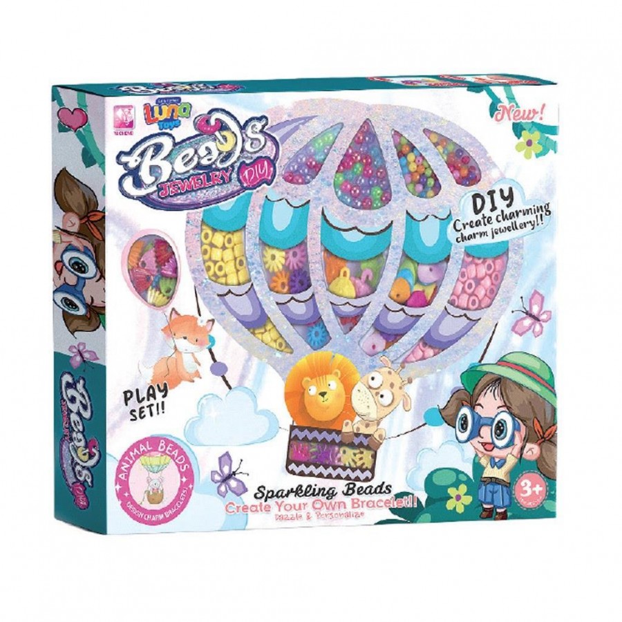 Luna Toys Κατασκευή Κοσμημάτων με χάντρες 33x3,5x28εκ Αερόστατο (000623236)