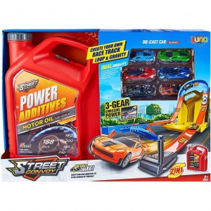Luna Toys Μπετόνι κόκκινο με Πίστα Εκτόξευσης & 6 μταλλικά οχήματα 46,5X12X34CM (000623247) Luna Toys Μπετόνι κόκκινο με Πίστα Εκτόξευσης & 6 μταλλικά οχήματα 46,5X12X34CM (000623247)