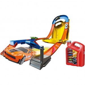Luna Toys Μπετόνι κόκκινο με Πίστα Εκτόξευσης & 6 μταλλικά οχήματα 46,5X12X34CM (000623247) Luna Toys Μπετόνι κόκκινο με Πίστα Εκτόξευσης & 6 μταλλικά οχήματα 46,5X12X34CM (000623247)