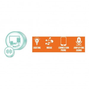 Luna Μικρόφωνο Με Μουσική, Bluetooth & USB Πράσινο (000623742) Luna Μικρόφωνο Με Μουσική, Bluetooth & USB Πράσινο (000623742)