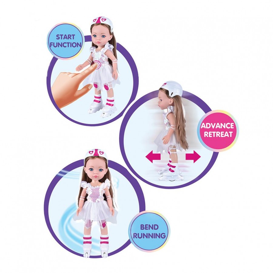 Luna Toys Κούκλα Με Ρόλερς 36 εκ. Με Κίνηση & Ήχο (000623745) Luna Toys Κούκλα Με Ρόλερς 36 εκ. Με Κίνηση & Ήχο (000623745)