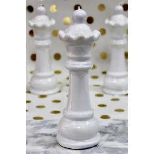 Κέρινη Λαμπάδα Βασίλισσα Σκάκι White (003700-1) Κέρινη Λαμπάδα Βασίλισσα Σκάκι White (003700-1)