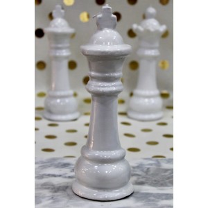 Κέρινη Λαμπάδα Βασιλιάς Σκάκι White (003701-1) Κέρινη Λαμπάδα Βασιλιάς Σκάκι White (003701-1)