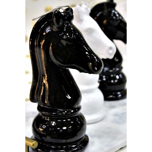 Κέρινη Λαμπάδα Ίππος Σκάκι Black (003702-1) Κέρινη Λαμπάδα Ίππος Σκάκι Black (003702-1)
