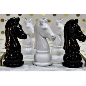 Κέρινη Λαμπάδα Ίππος σε Σκάκι White (003702) Κέρινη Λαμπάδα Ίππος σε Σκάκι White (003702)