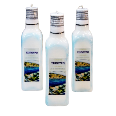 Χειροποίητη Πασχαλινή Λαμπάδα Τσίπουρο 19 x 5cm (004119)