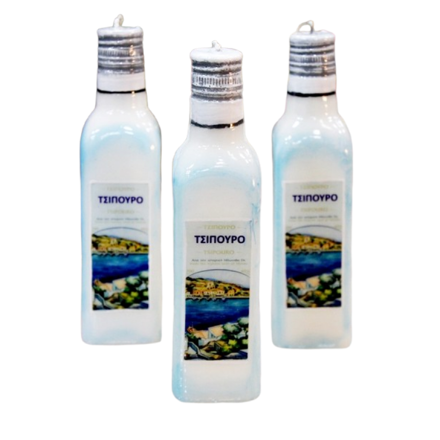 Χειροποίητη Πασχαλινή Λαμπάδα Τσίπουρο 19 x 5cm (004119)