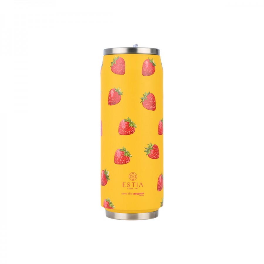 Estia θερμός Travel Cup Save The Aegean 500ml Berry Bright (01-31190)