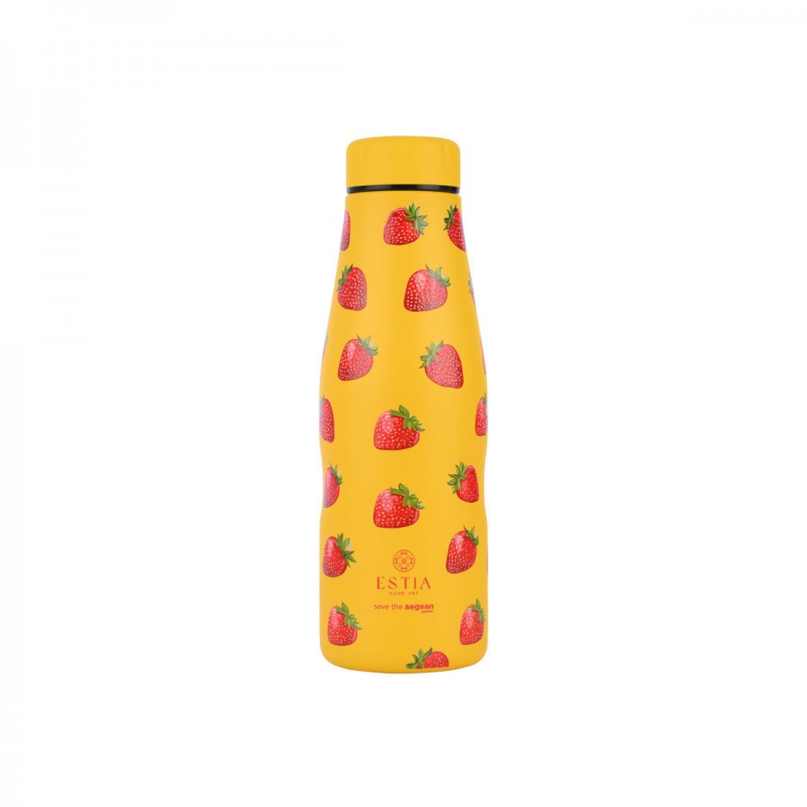Estia θερμός Travel Flask Save The Aegean 500ml Berry Bright (01-31534)