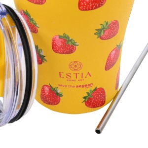 Estia θερμός Coffee Mug 350ml Berry Bright (01-31688) Estia θερμός Coffee Mug 350ml Berry Bright (01-31688)