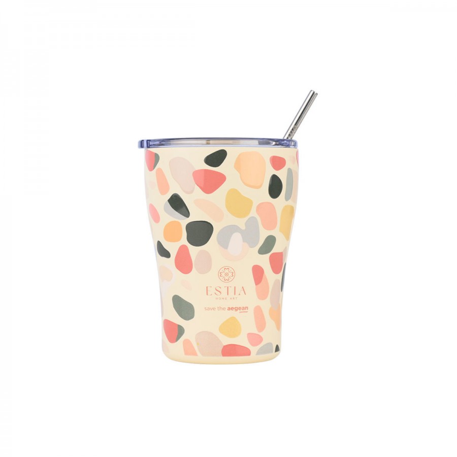 Estia θερμός Coffee Mug 350ml Hue Bebbles (01-31718)