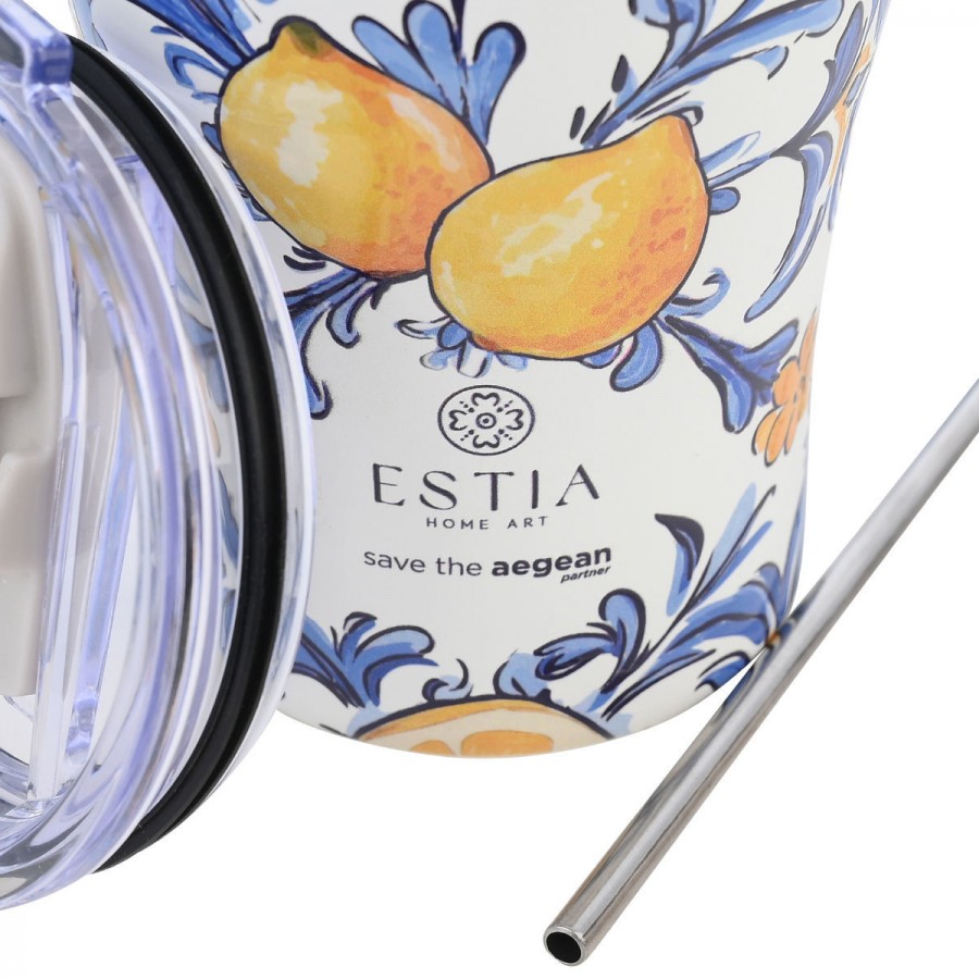 Estia θερμός Coffee Mug 350ml Amalfi Coast (01-31756)