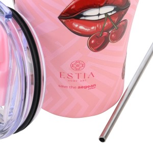Estia θερμός Coffee Mug 350ml Blush Pop (01-31800) Estia θερμός Coffee Mug 350ml Blush Pop (01-31800)