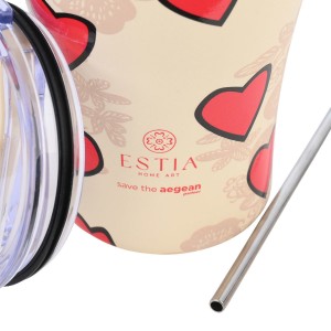 Estia θερμός Coffee Mugs 350ml Tender Lace ( 01-31817) Estia θερμός Coffee Mugs 350ml Tender Lace ( 01-31817)