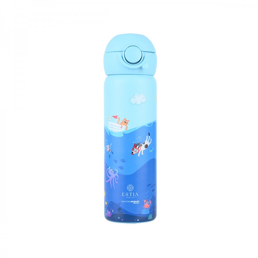 Estia Home Παιδικό Παγούρι Θερμός 500ml Ocean Play (01-33101)