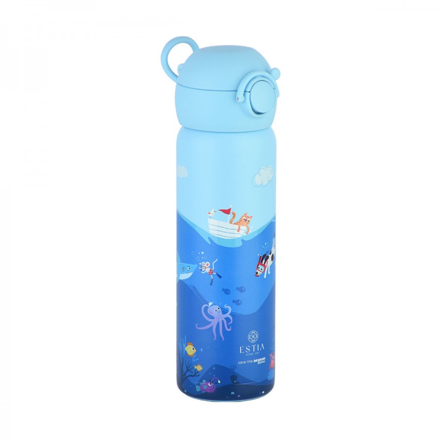 Estia Home Παιδικό Παγούρι Θερμός 500ml Ocean Play (01-33101)