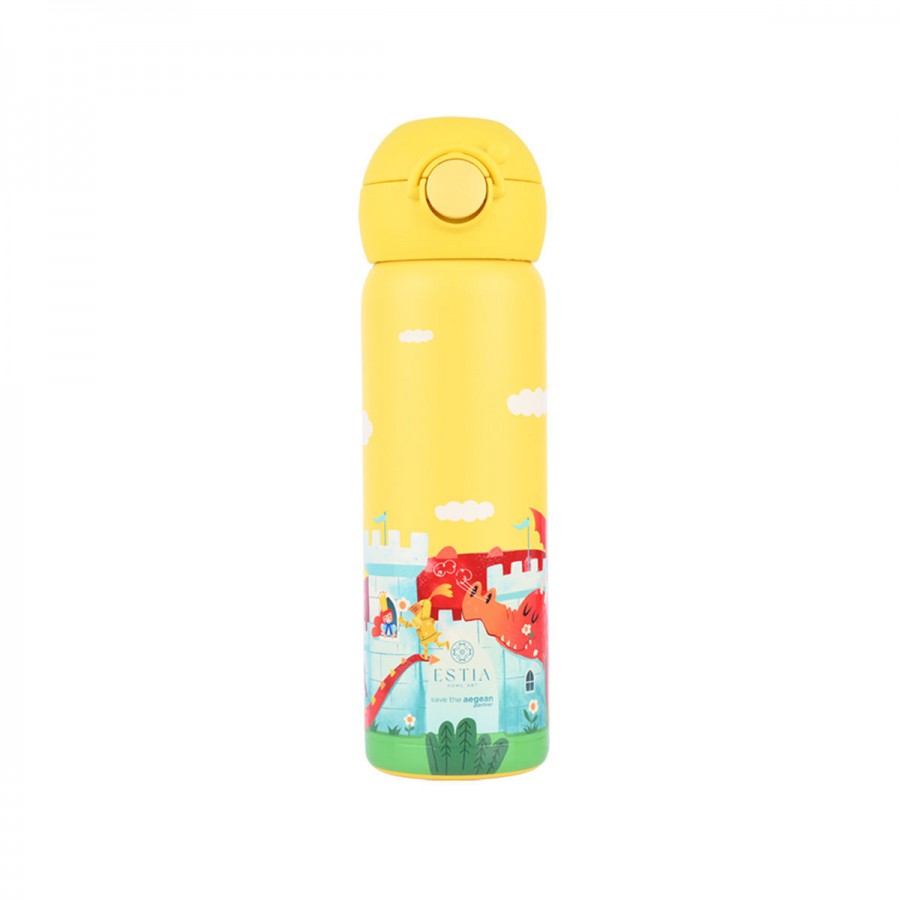 Estia Home Παιδικό Παγούρι Θερμός 500ml Fortress Dragon (01-33149)