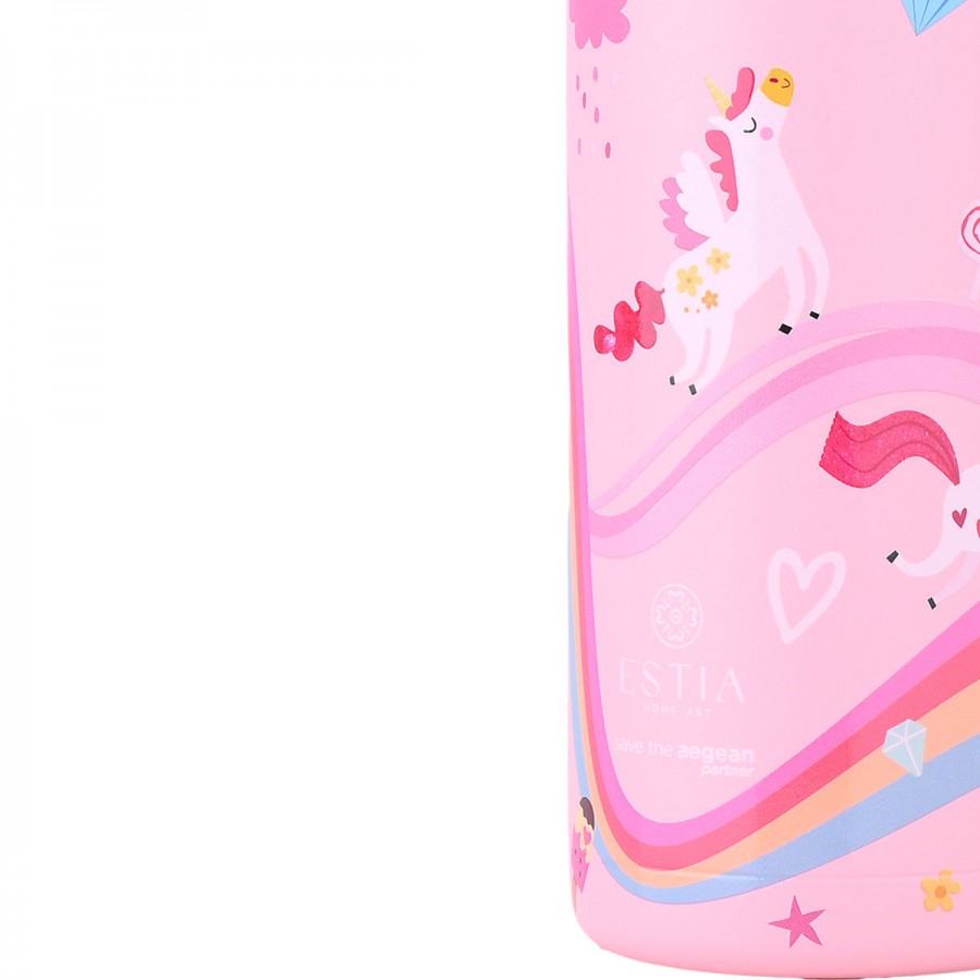 Estia Home Παιδικό Παγούρι Θερμός 500ml Rainbow Dreams (01-34207)