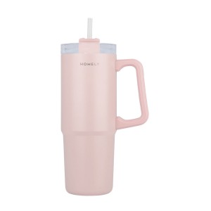Estia θερμός Straw Tumbler Homely 900ml Rose Quartz (01-34535) Estia θερμός Straw Tumbler Homely 900ml Rose Quartz (01-34535)