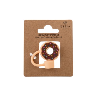 Estia Κάλυμμα για Καλαμάκι από Πλαστικό, Donut (01-41083) Estia Κάλυμμα για Καλαμάκι από Πλαστικό, Donut (01-41083)