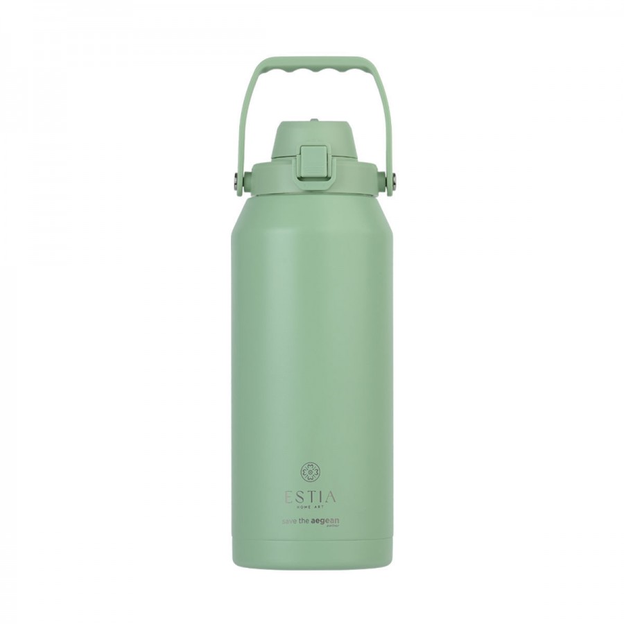 Estia Θερμός Lift Bottle Save Aegean με Λαβή 1.8lt Pine (01-41441)