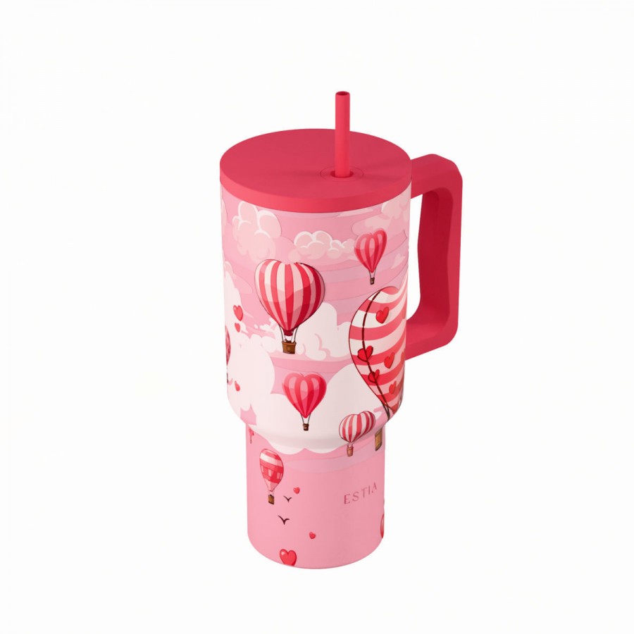 Estia θερμός Straw Tumbler XL Save The Aegean 900ml Love Ascend (01-41533) Estia θερμός Straw Tumbler XL Save The Aegean 900ml Love Ascend (01-41533)