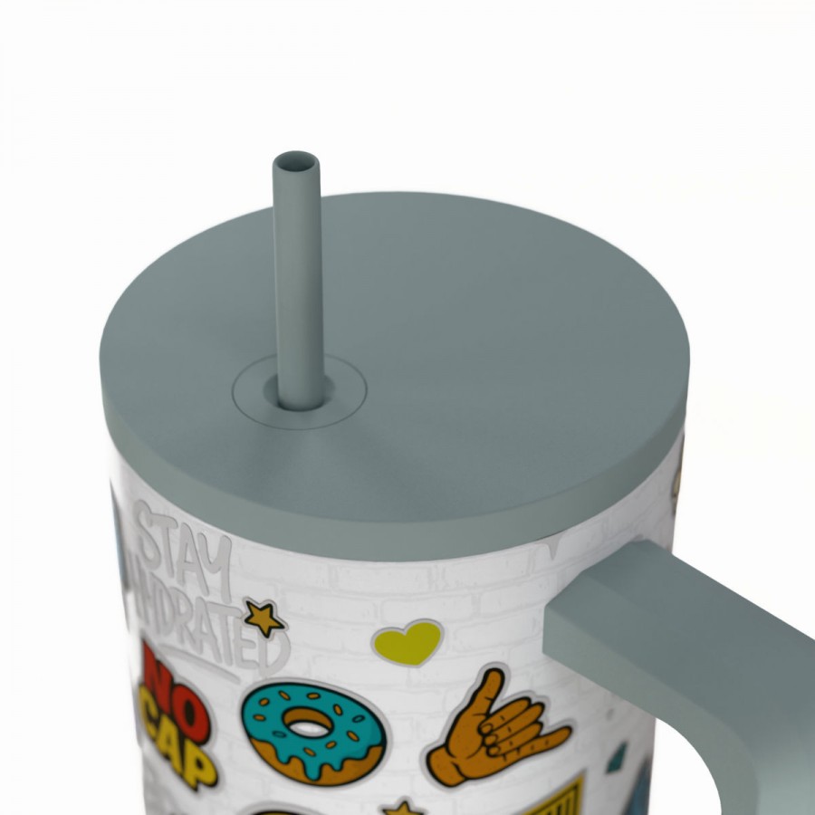 Estia θερμός Straw Tumbler XL Save The Aegean 900ml Urban Vibes (01-41540) Estia θερμός Straw Tumbler XL Save The Aegean 900ml Urban Vibes (01-41540)